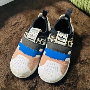 Adidas Kids' Multicolor Slip-On Shoes